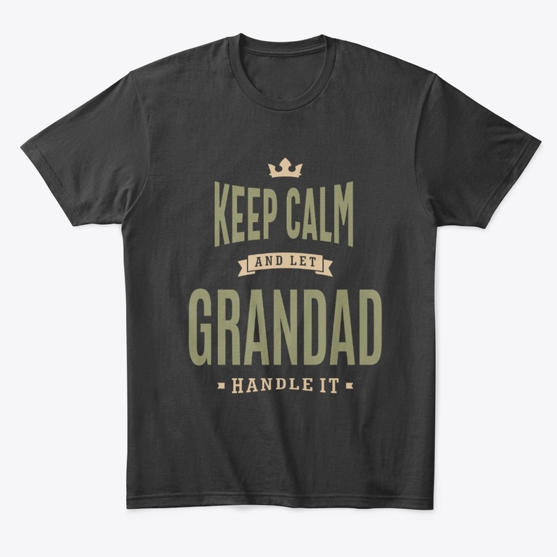Mens Keep calm Grandad Grandpa Gift