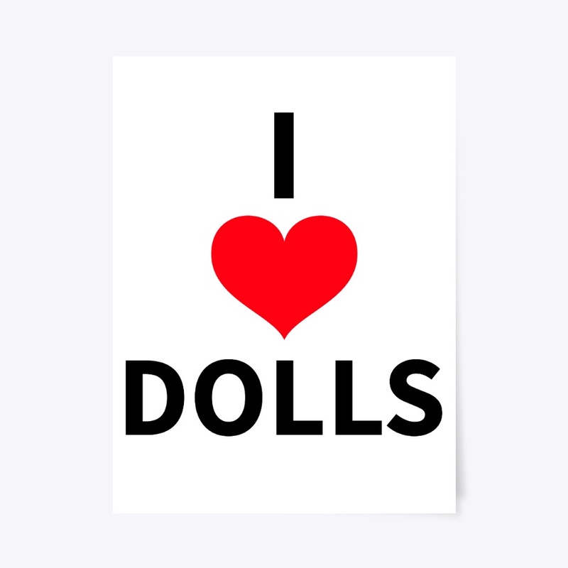 I Heart Dolls Red Heart