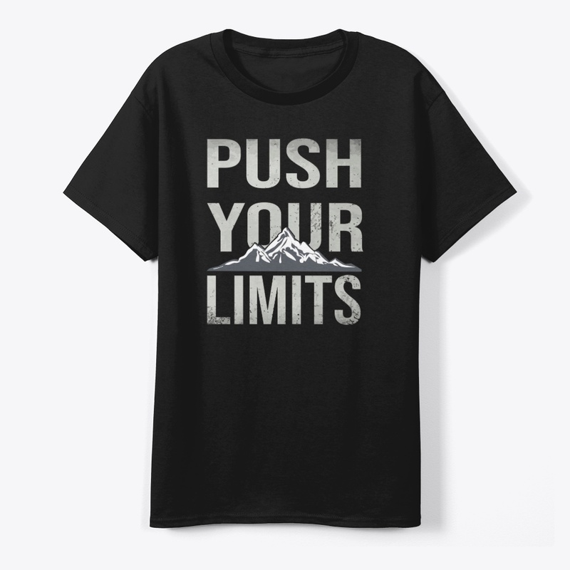 Push Your Limits Typography T-shirt