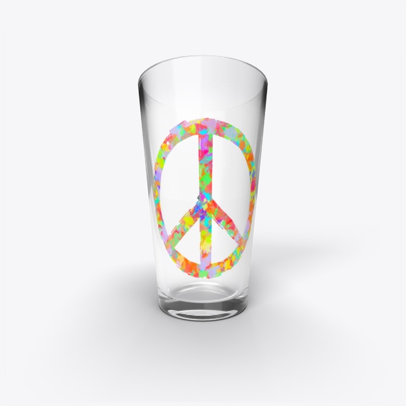Peace Pint Glass