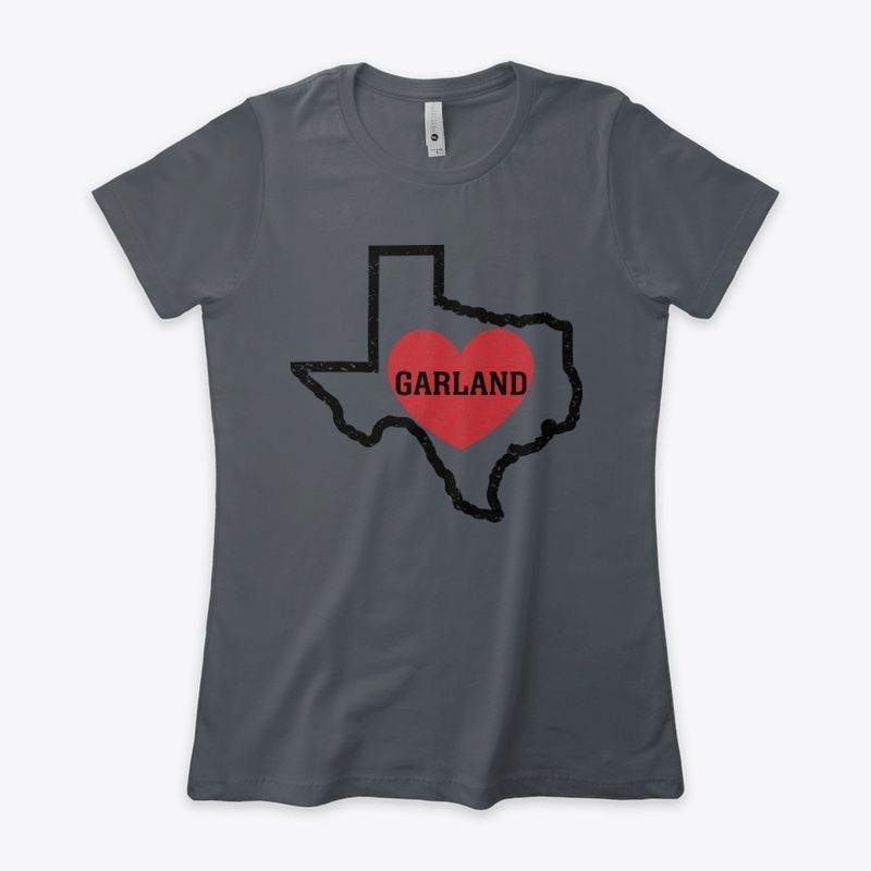 Garland Texas Heart Shirt City State