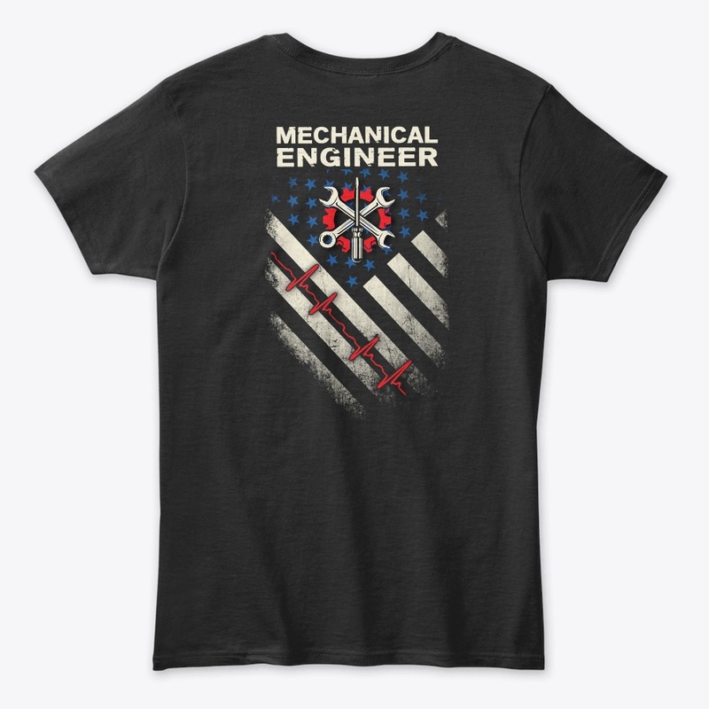 Mechanical Engineer Heartbeat Shirt 