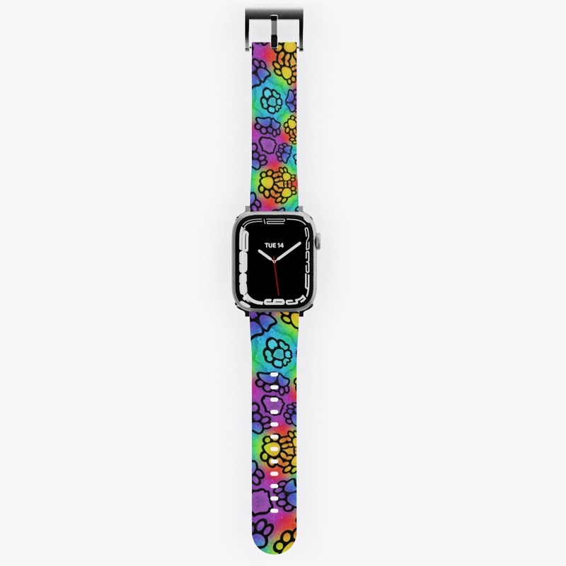 Apple Watch Band - Tie Dye Flowers