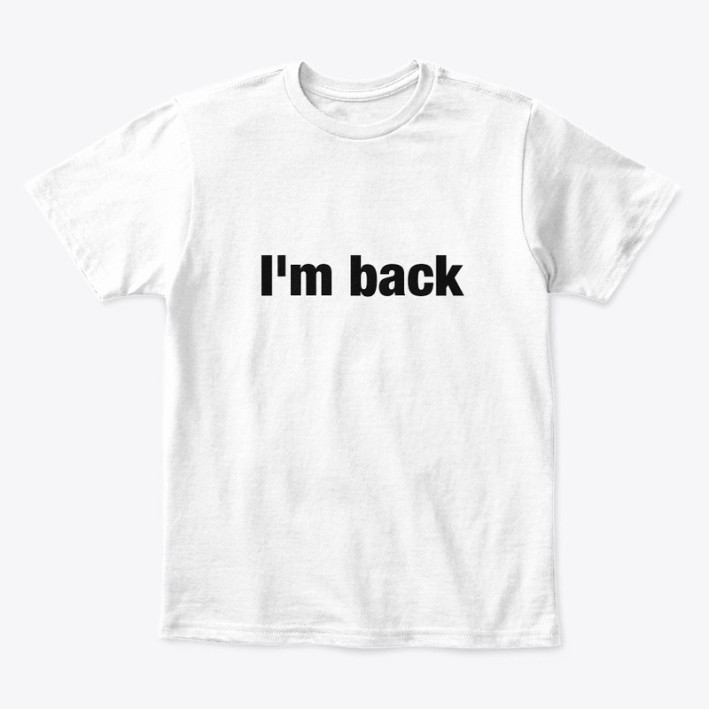 I'm back