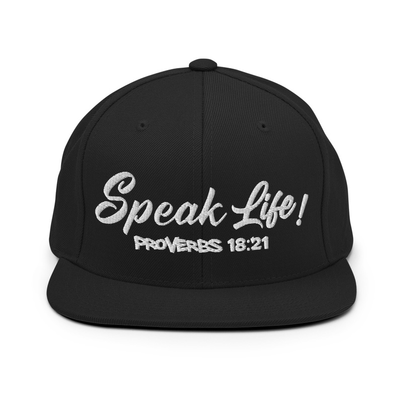 Speak Life!(White Ink)