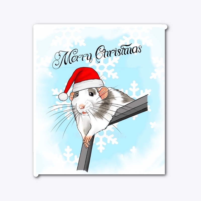 Festive Edgar Sticker