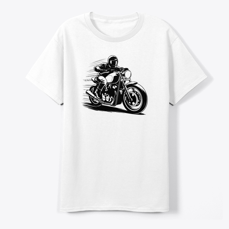 Thrilling Biker Illustration Design
