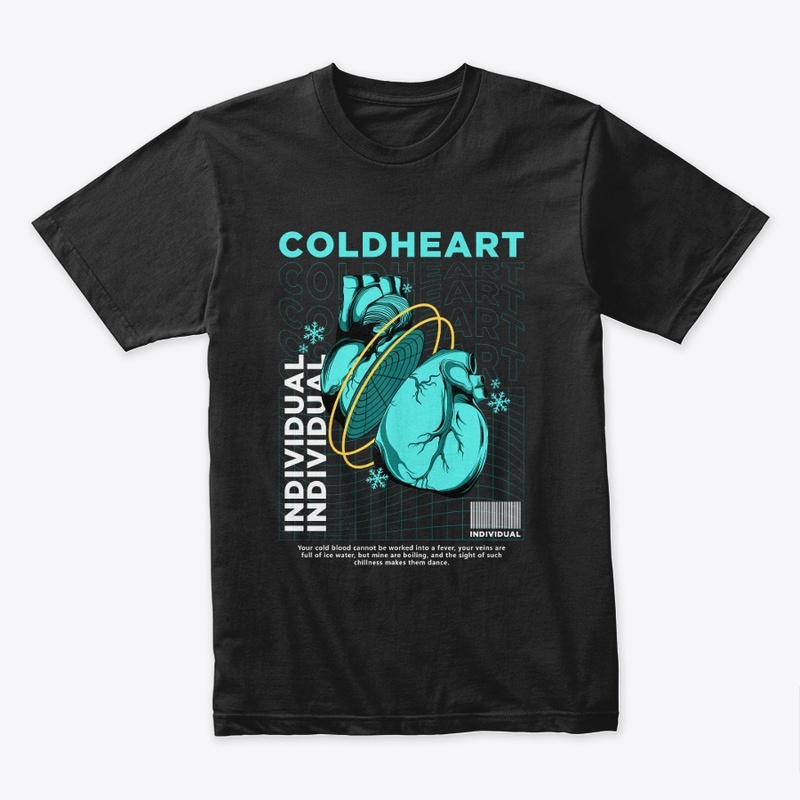 T-shirt Cold heart 