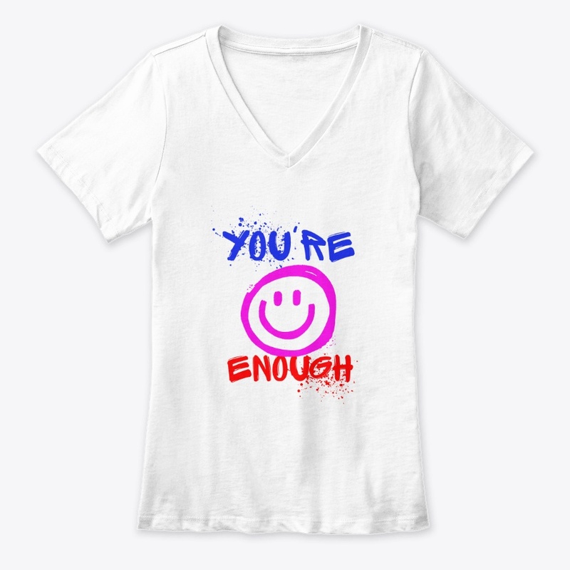 Your enough smile face shirts