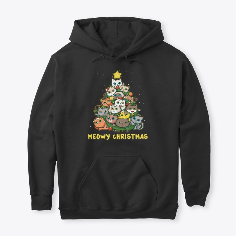 Meowy Christmas Cat Christmas Shirt