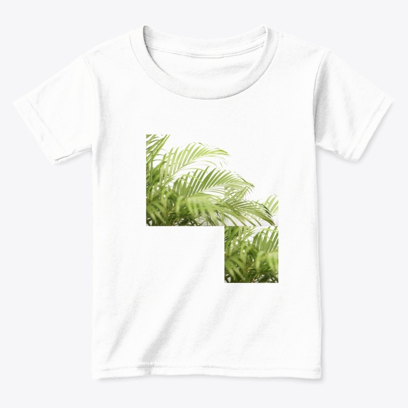 Natural palm tree leaves design 