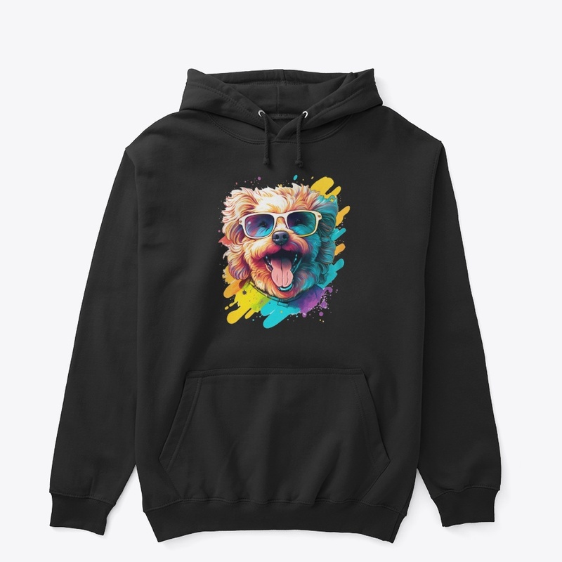 Happy Dog wearing Sunglass 3