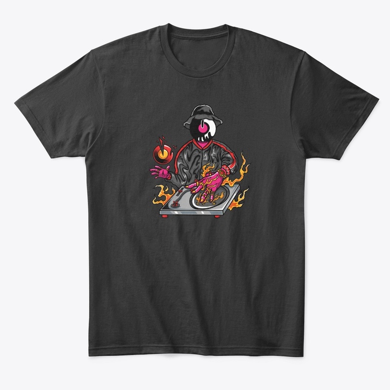 80's DJ "Vinyl Head" T-Shirt