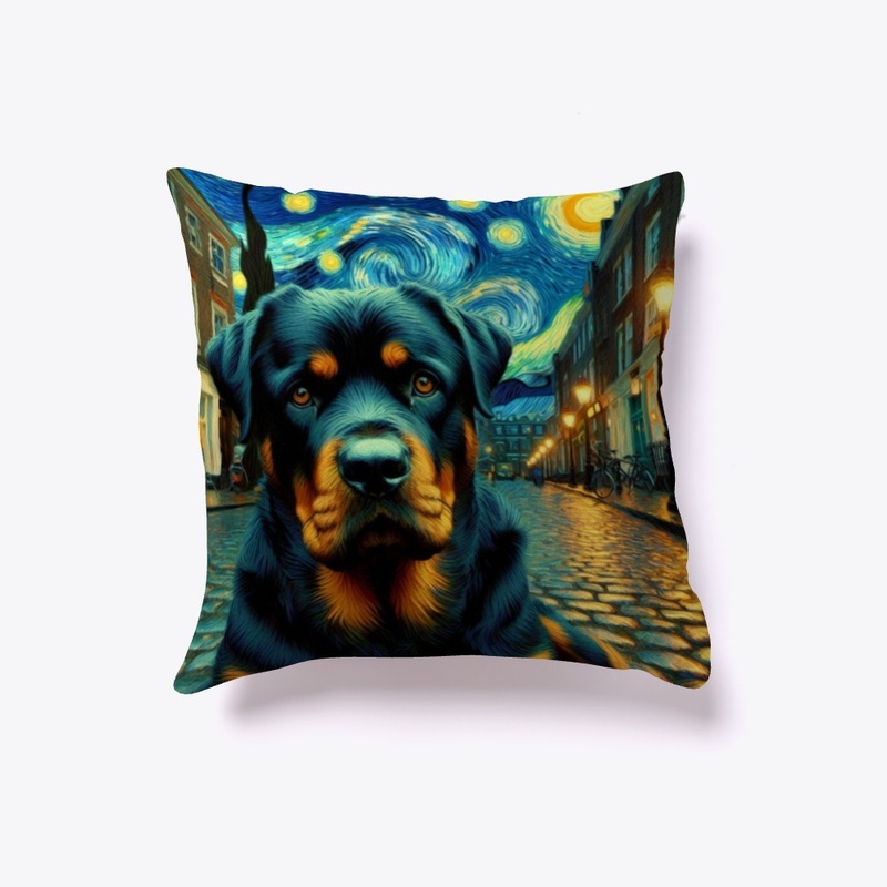 Rottweiler Starry Night