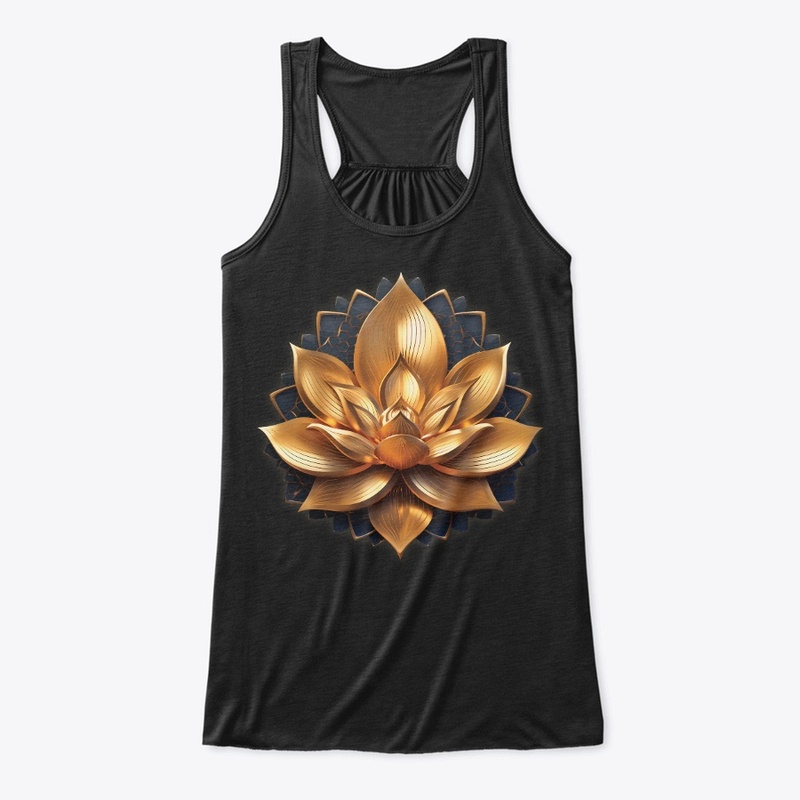 Pilates Golden Glowing Lotus