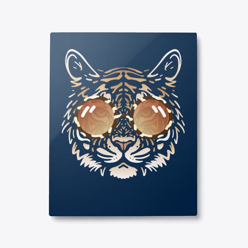 Cute Tiger in Sunglasses (Colored+sg01)