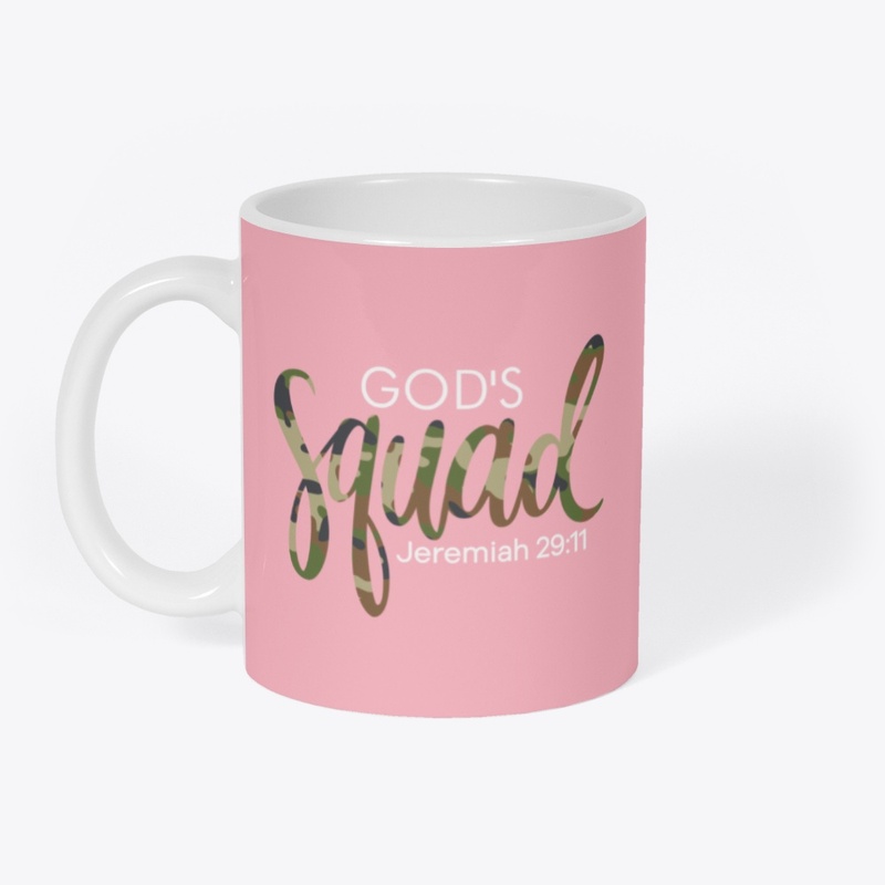 God's Squad Camo Glassware