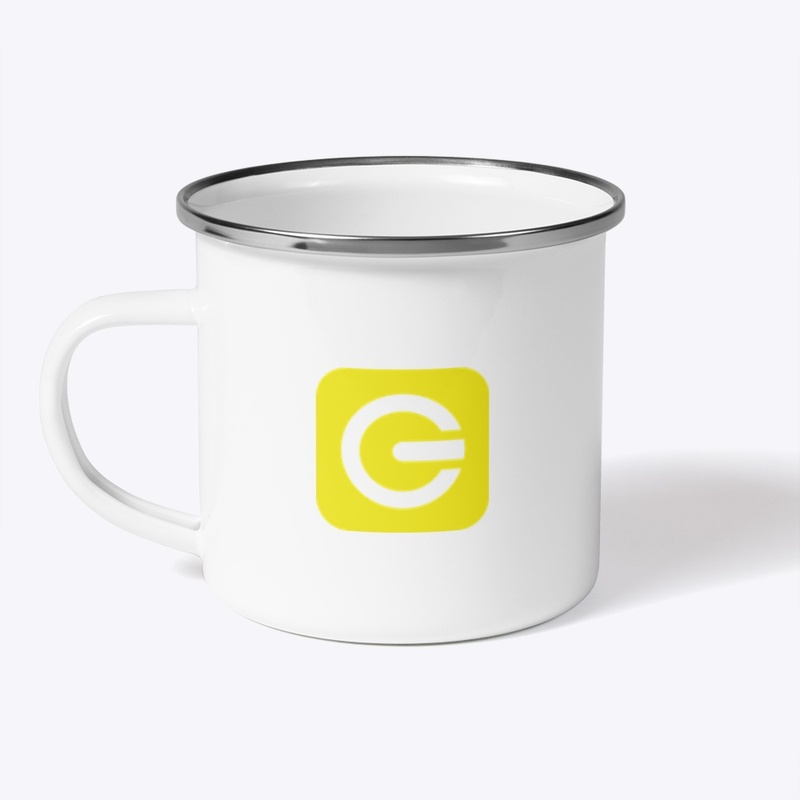 Good Energy Yellow Icon Camping Mug