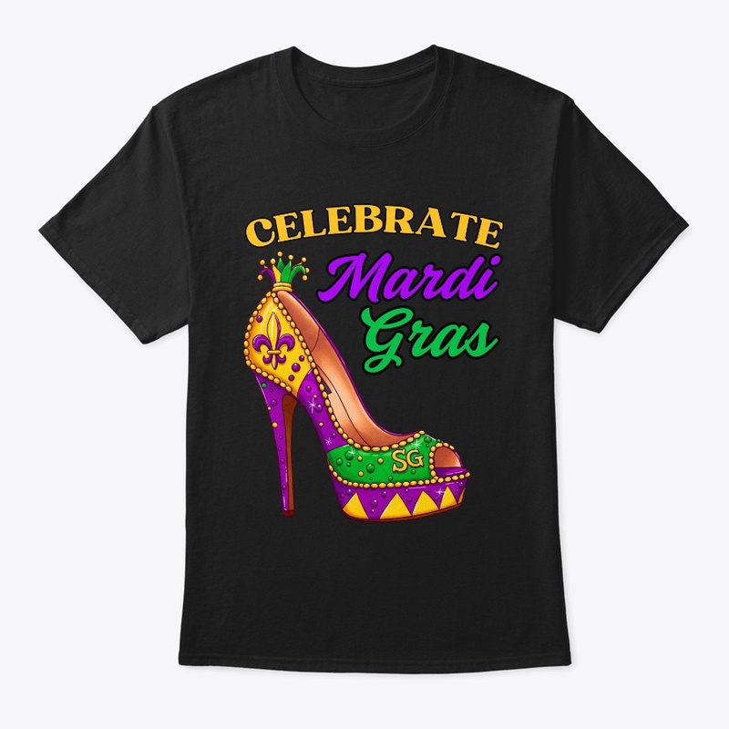 Mardi Gras Stiletto High Heel