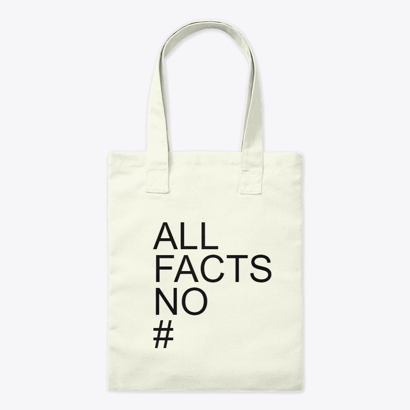 NO HASHTAGS TOTE