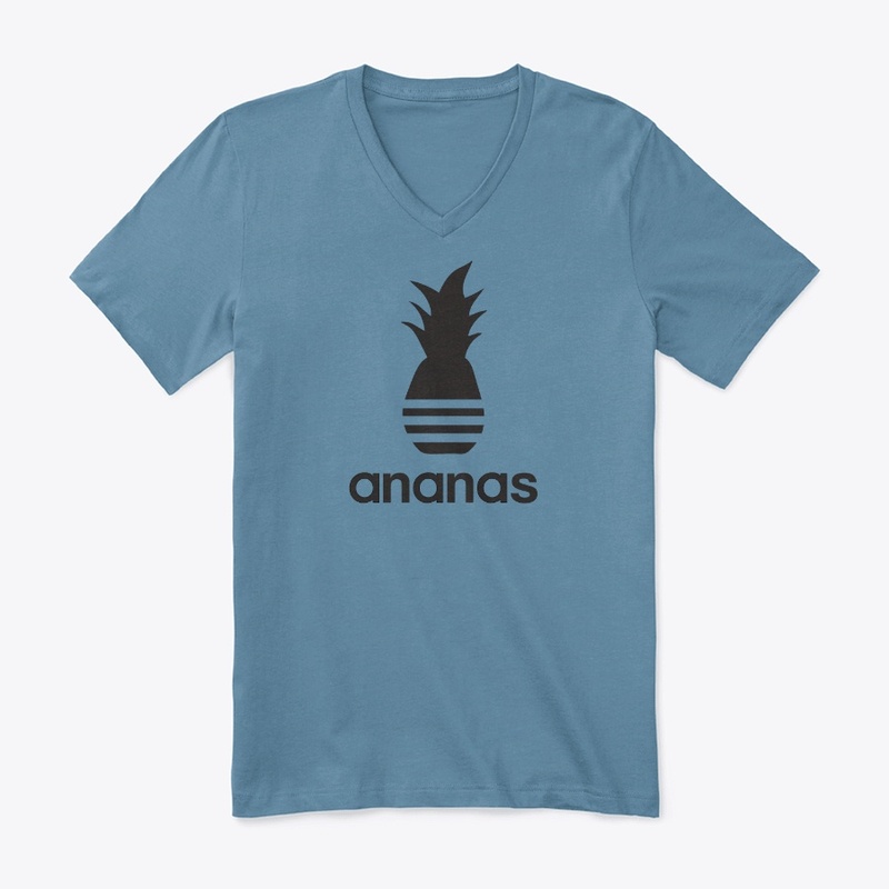 Ananas parody logo in black