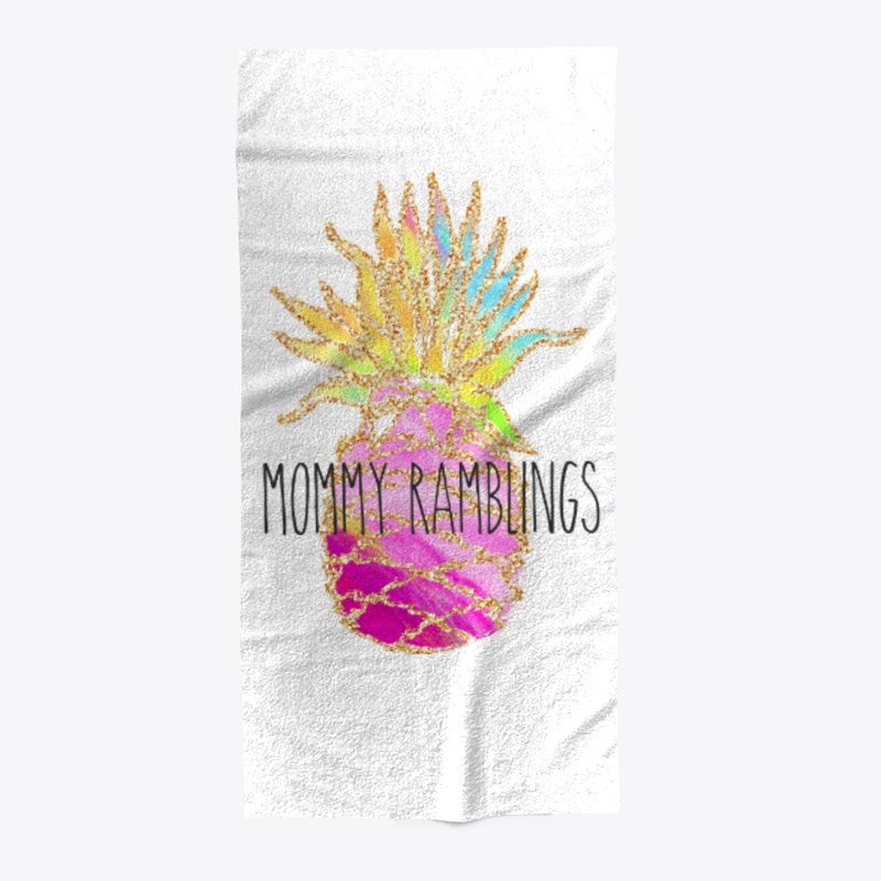 Mommy Ramblings Beach Towel 