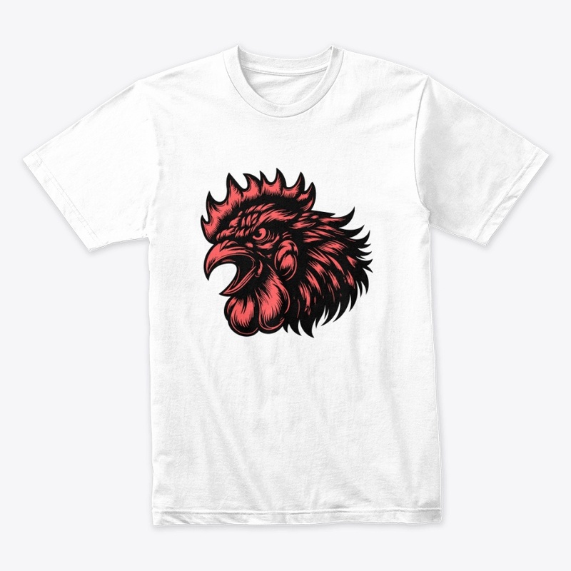 Angry Chicken Head Design