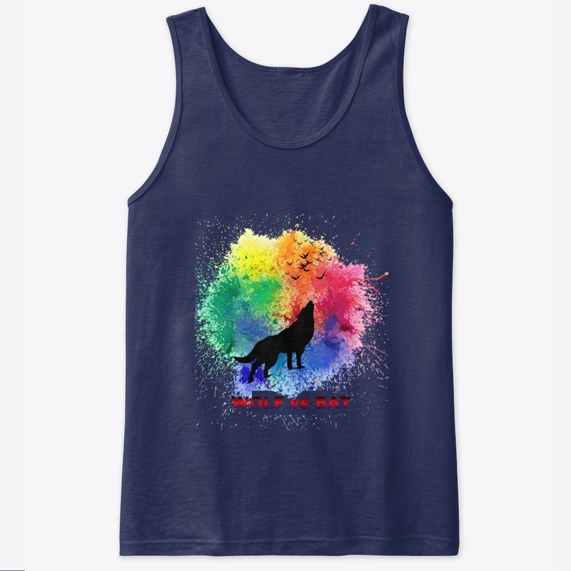 WOLF vs BAT  T  SHIRT
