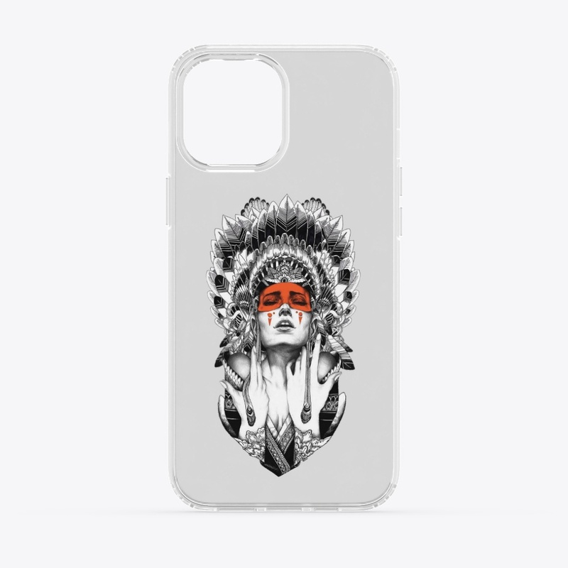 woman-wearing-war-bonnet T shirts