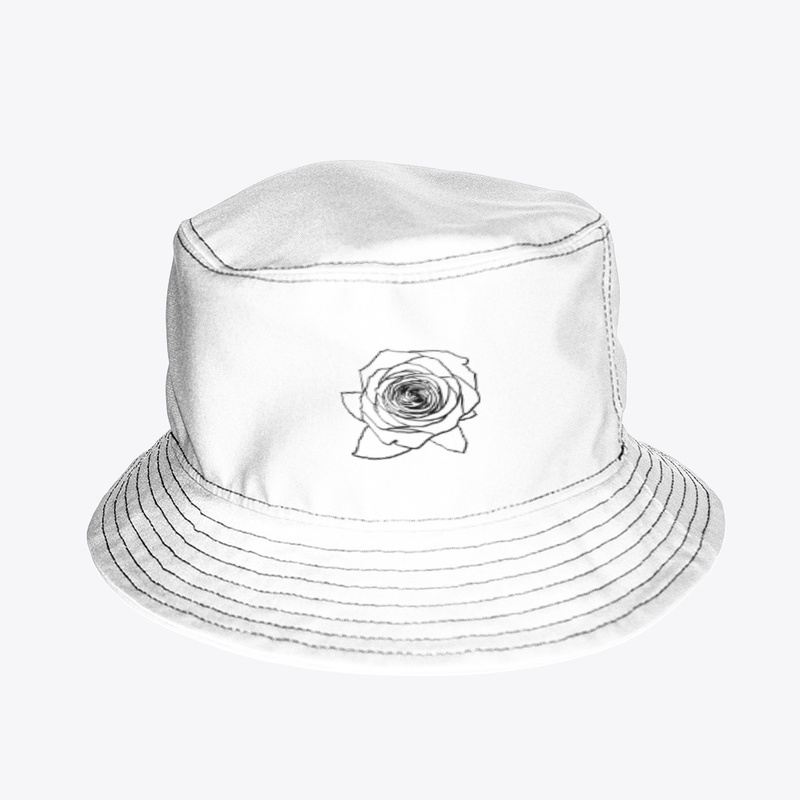 Simple Rose Hat (Black outline)