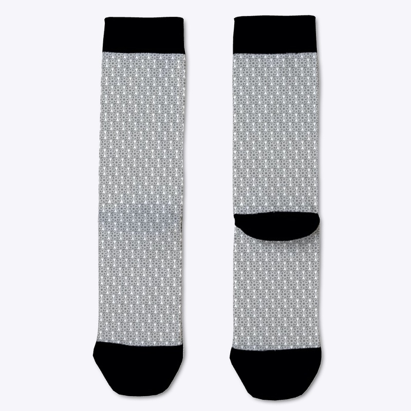 Music Mandala Socks - Light