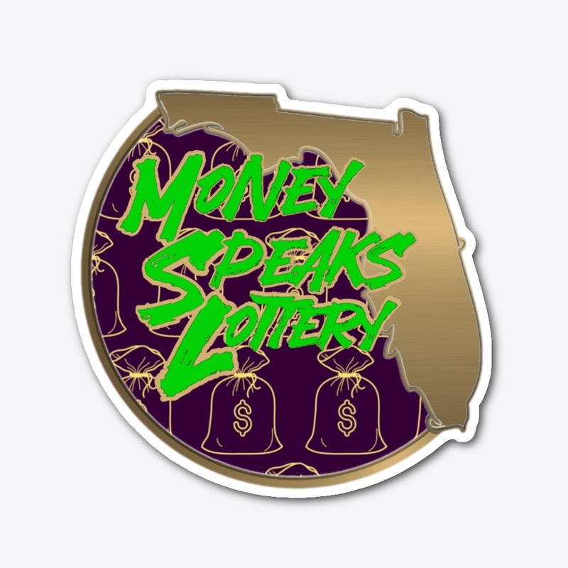 MoneySpeaks lottery sticker 