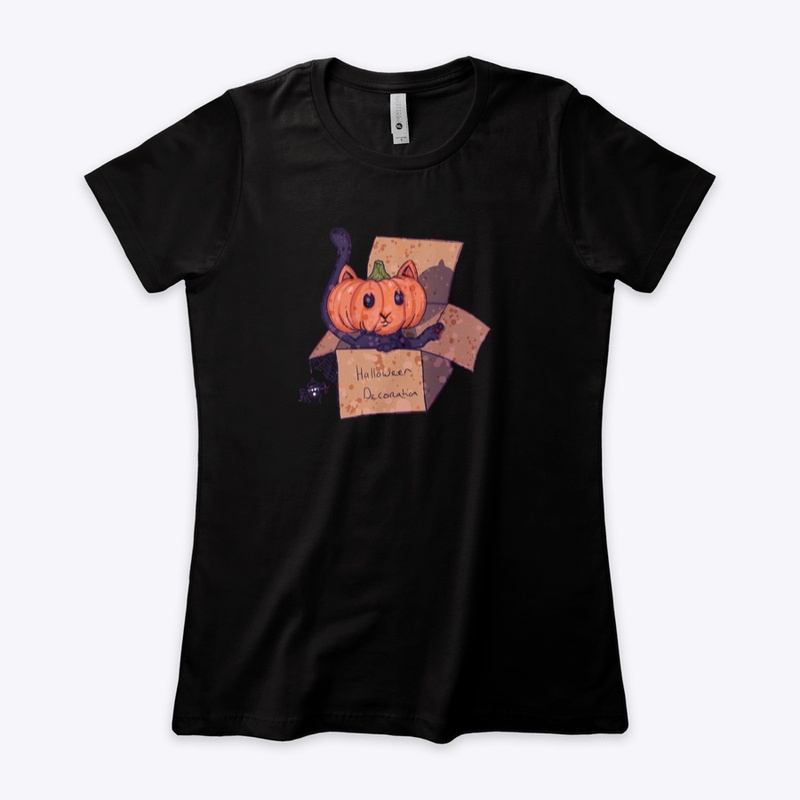 Halloween Pumpkinhead Cat