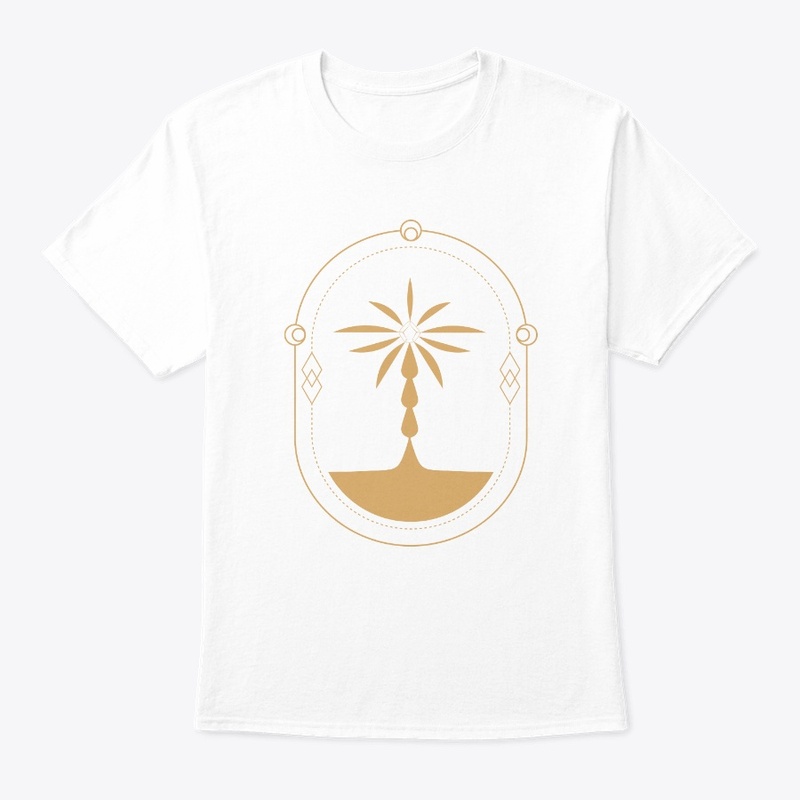Sacred Geometry, Crystal with Palm Tree