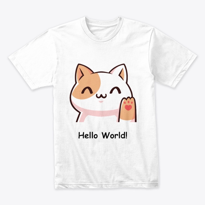 HELLO WORLD- CUTE CAT