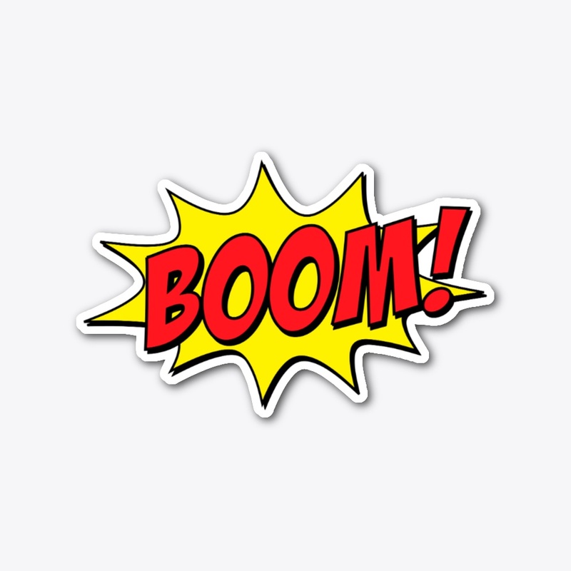 Boom! Sticker