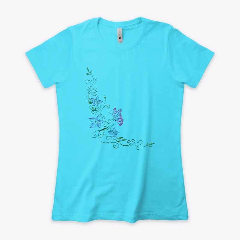 Floral print t-shirts