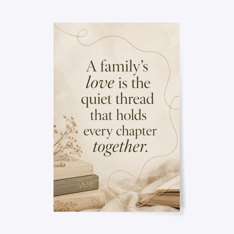Quiet Thread Family Print