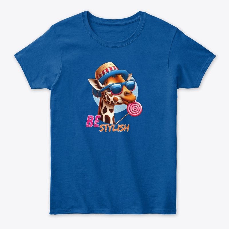 Stylish shirt with a cool giraffe design