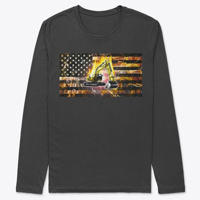 Excavator Flag Sparks