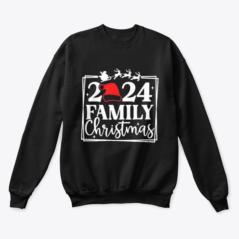 "2024 Family Christmas" design print 🎄