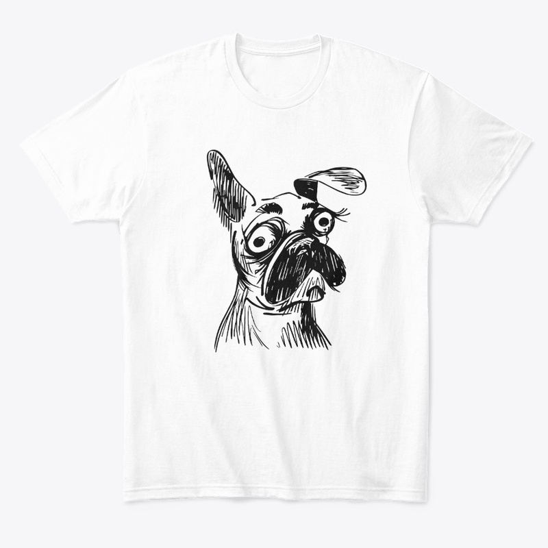 French Bulldog Sketch - Funny Dog Design