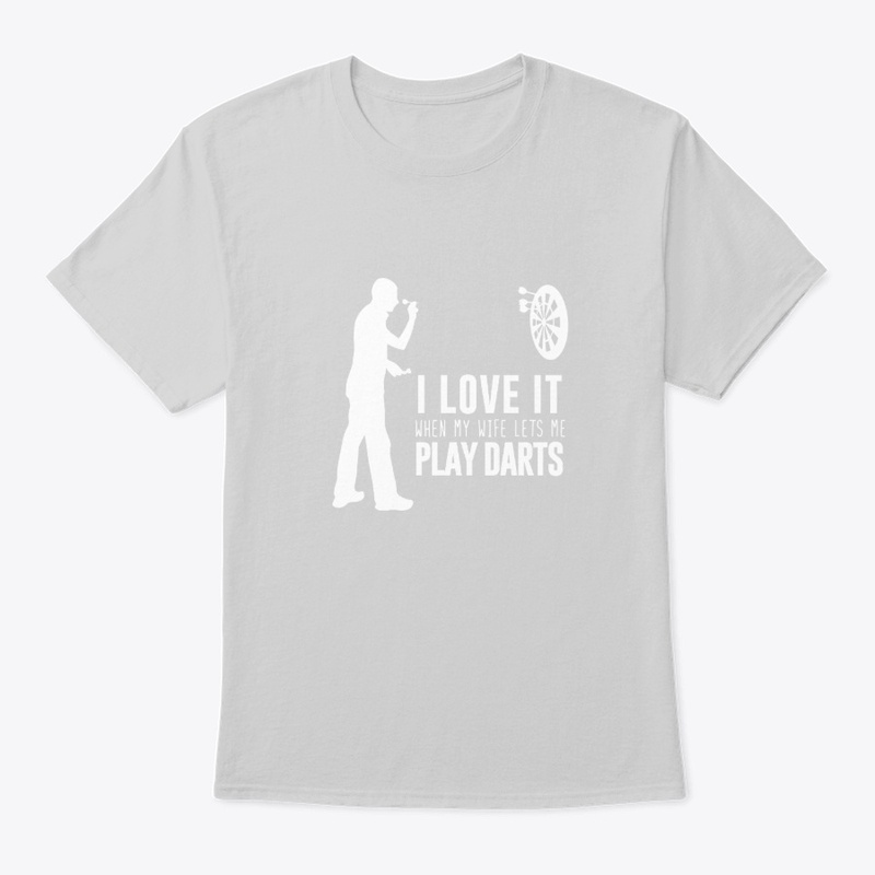 Wife lets me play darts