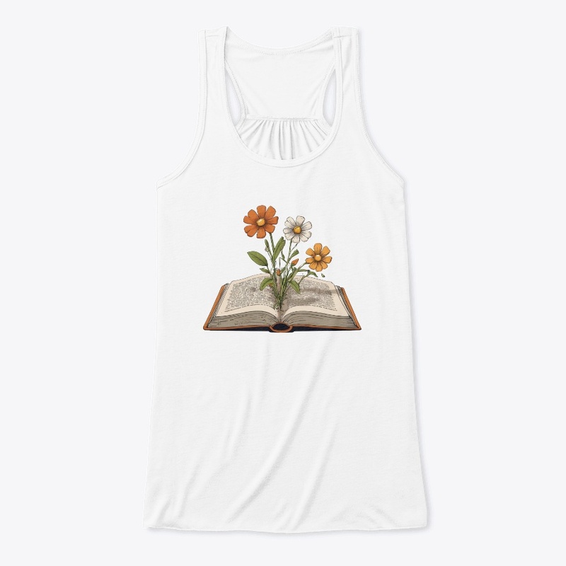 Flowers Growing from Book