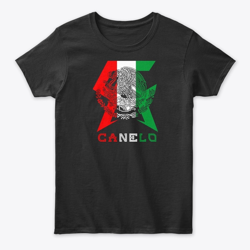 Canelo Alvarez Mexican Flag Eagle & Name