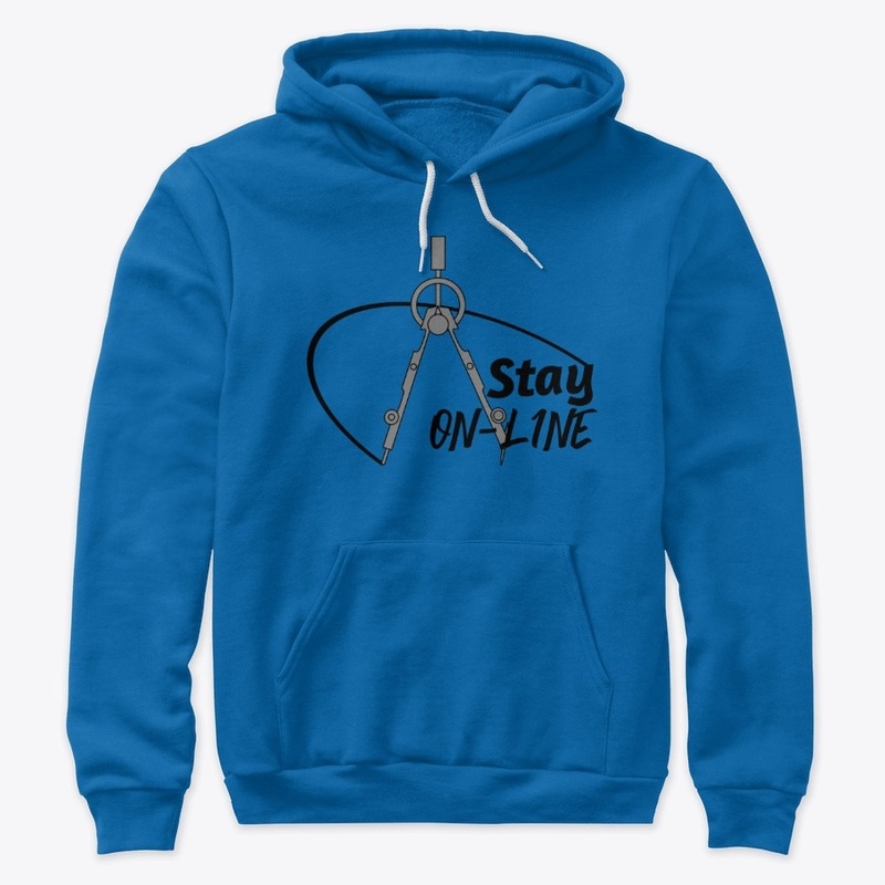 Stay online mathematics t-shirt