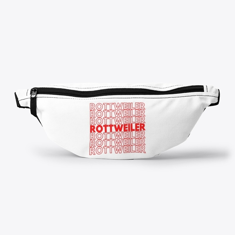 Retro 80s Thank You Bag Rottweiler Shirt