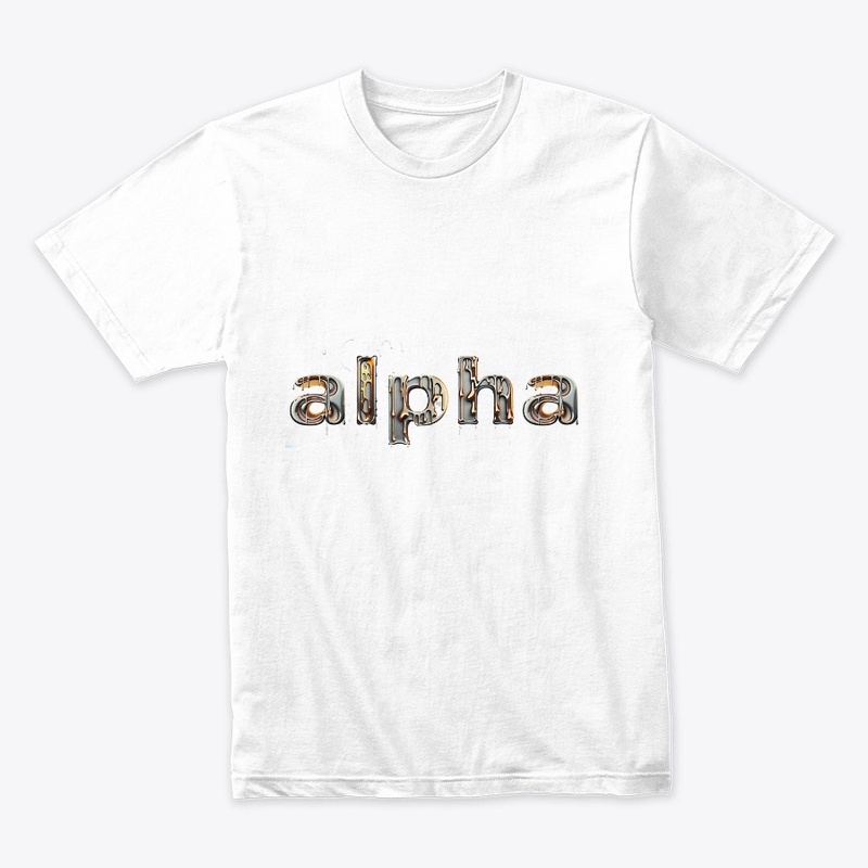 alpha - shiny iron driping design