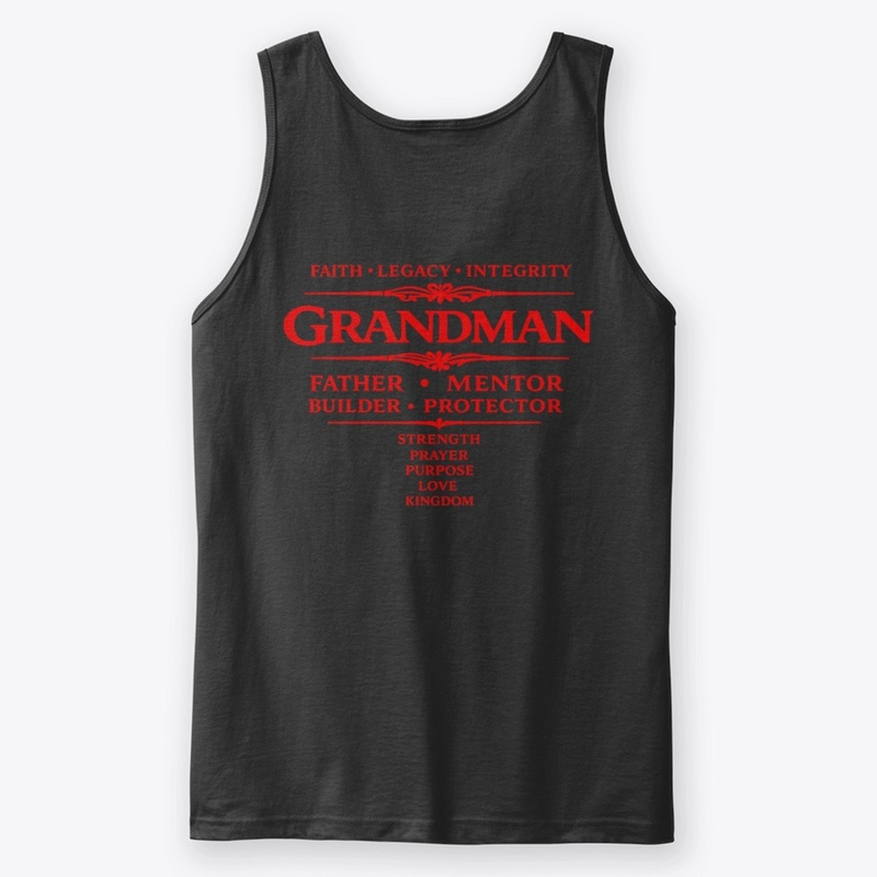 GRANDMAN stands for faith, strength