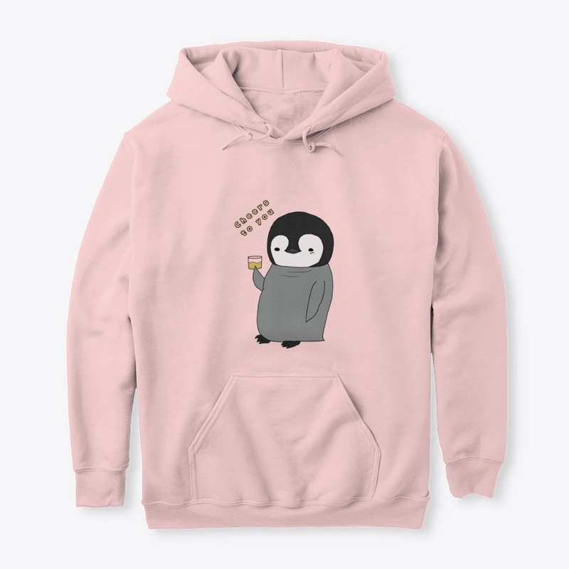 Cheers to You - Cute Baby Penguin Design